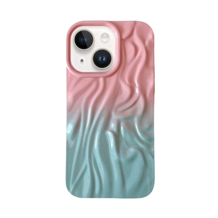Wrinkle Gradient Oily Feel TPU Phone Case, For iPhone 13 Pro Max, For iPhone 13 Pro, For iPhone 13, For iPhone 12, For iPhone 12 Pro Max