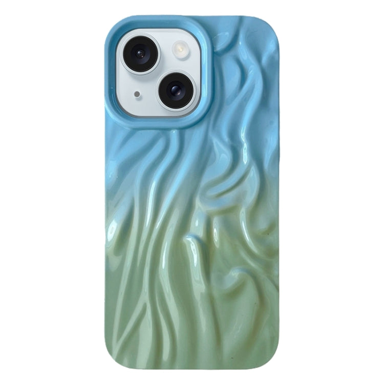 Wrinkle Gradient Oily Feel TPU Phone Case, For iPhone 16 Plus, For iPhone 16, For iPhone 15 Pro Max, For iPhone 15 Pro, For iPhone 15 Plus