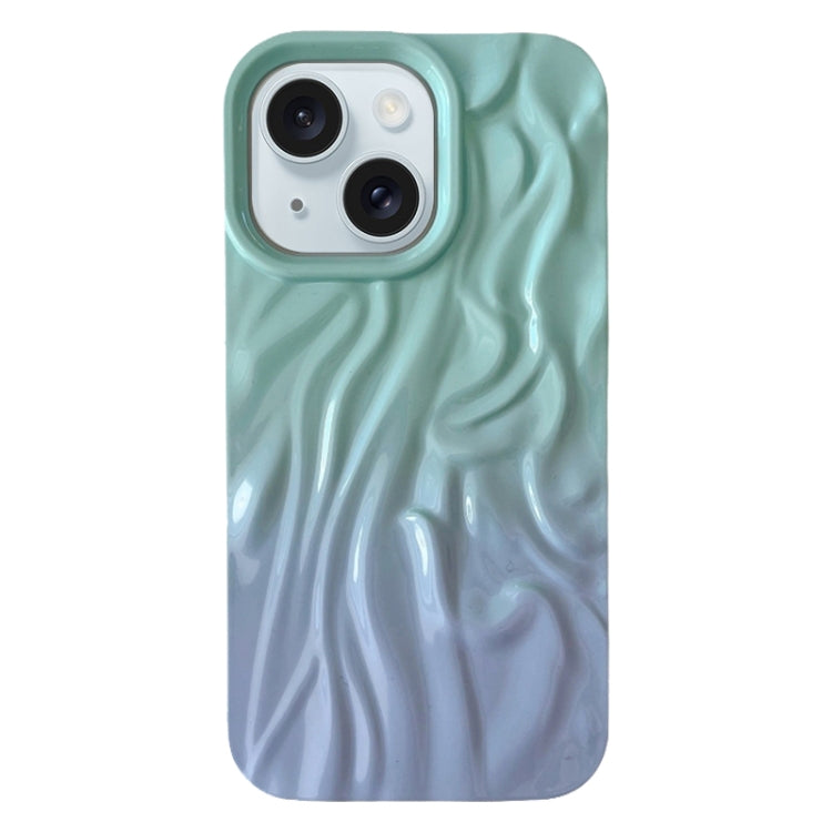Wrinkle Gradient Oily Feel TPU Phone Case, For iPhone 16 Plus, For iPhone 16, For iPhone 15 Pro Max, For iPhone 15 Pro, For iPhone 15 Plus