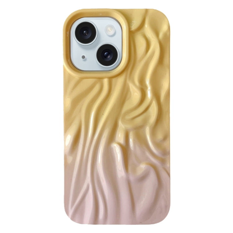 Wrinkle Gradient Oily Feel TPU Phone Case, For iPhone 16 Plus, For iPhone 16, For iPhone 15 Pro Max, For iPhone 15 Pro, For iPhone 15 Plus