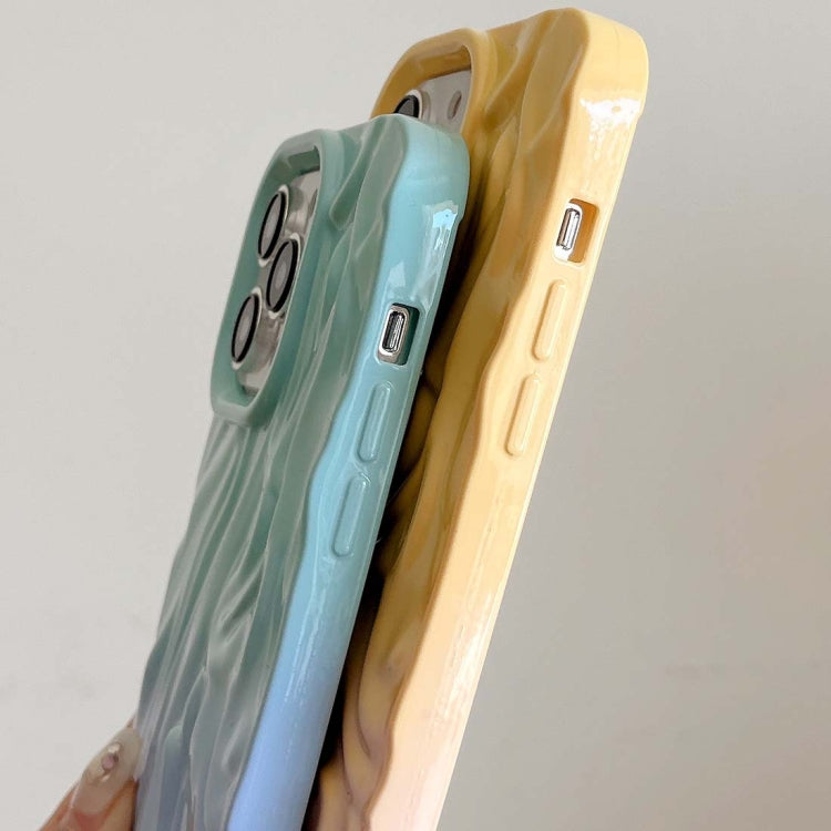 Wrinkle Gradient Oily Feel TPU Phone Case, For iPhone 13 Pro Max, For iPhone 13 Pro, For iPhone 13, For iPhone 12, For iPhone 12 Pro Max