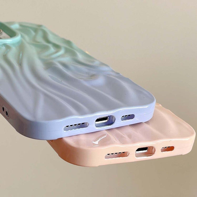 Wrinkle Gradient Oily Feel TPU Phone Case, For iPhone 13 Pro Max, For iPhone 13 Pro, For iPhone 13, For iPhone 12, For iPhone 12 Pro Max