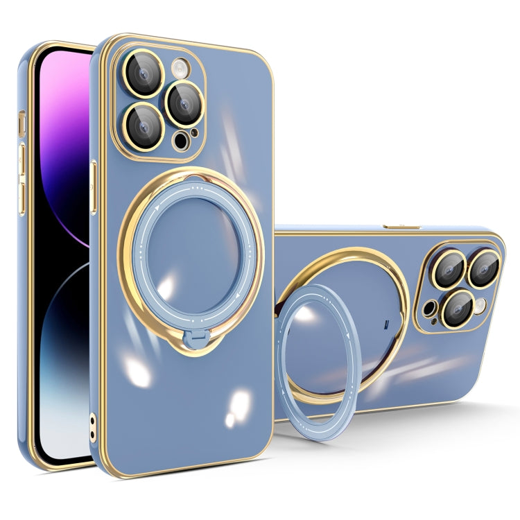 Multifunction Electroplating MagSafe Holder Phone Case, For iPhone 15 Pro Max, For iPhone 15 Pro, For iPhone 15 Plus, For iPhone 15