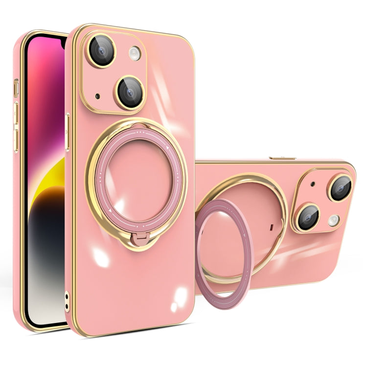 Multifunction Electroplating MagSafe Holder Phone Case, For iPhone 15 Pro Max, For iPhone 15 Pro, For iPhone 15 Plus, For iPhone 15