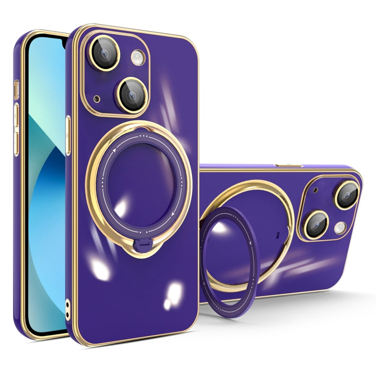 Multifunction Electroplating MagSafe Holder Phone Case, For iPhone SE 2022 / 2020 / 8 / 7, For iPhone 13 Pro Max, For iPhone 13 Pro, For iPhone 13