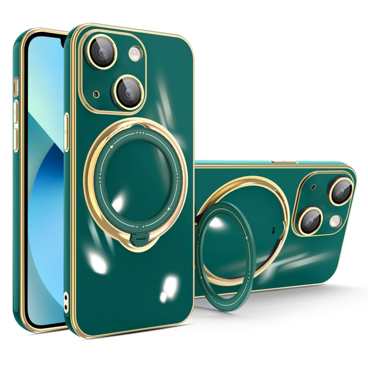 Multifunction Electroplating MagSafe Holder Phone Case, For iPhone SE 2022 / 2020 / 8 / 7, For iPhone 13 Pro Max, For iPhone 13 Pro, For iPhone 13