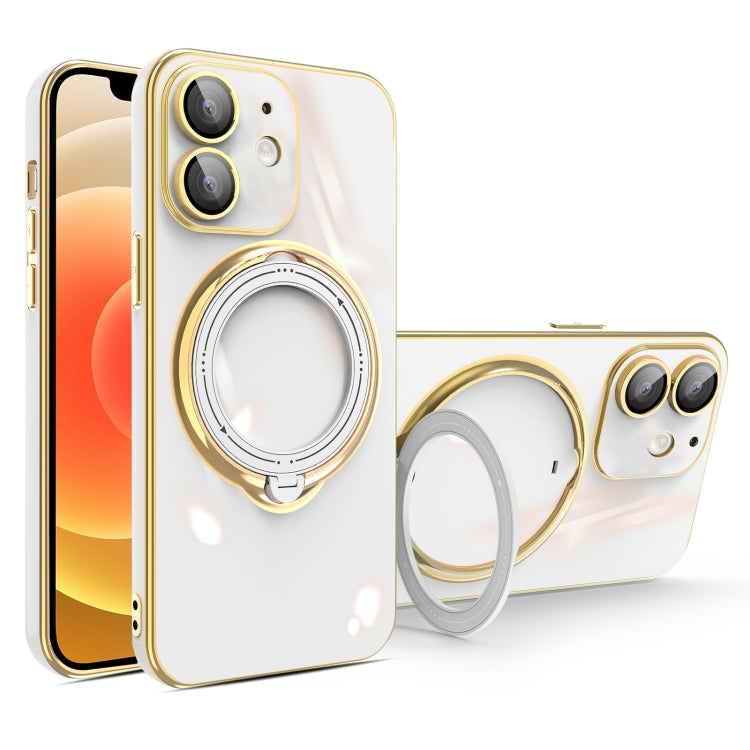 Multifunction Electroplating MagSafe Holder Phone Case, For iPhone 12, For iPhone 12 Pro Max, For iPhone 12 Pro, For iPhone 11 Pro Max