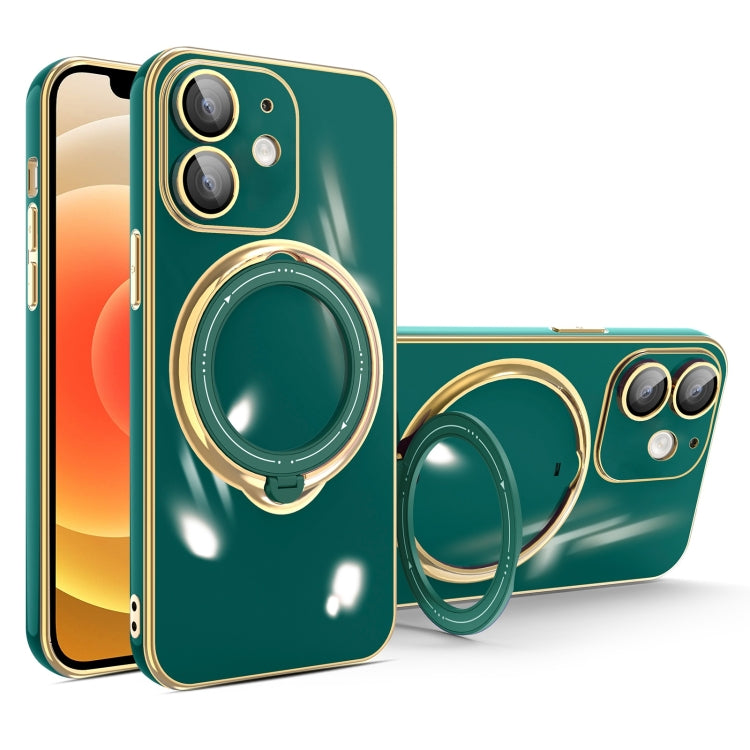 Multifunction Electroplating MagSafe Holder Phone Case, For iPhone 12, For iPhone 12 Pro Max, For iPhone 12 Pro, For iPhone 11 Pro Max