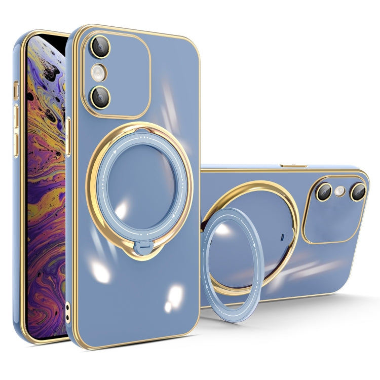Multifunction Electroplating MagSafe Holder Phone Case, For iPhone XS Max, For iPhone 8 Plus / 7 Plus