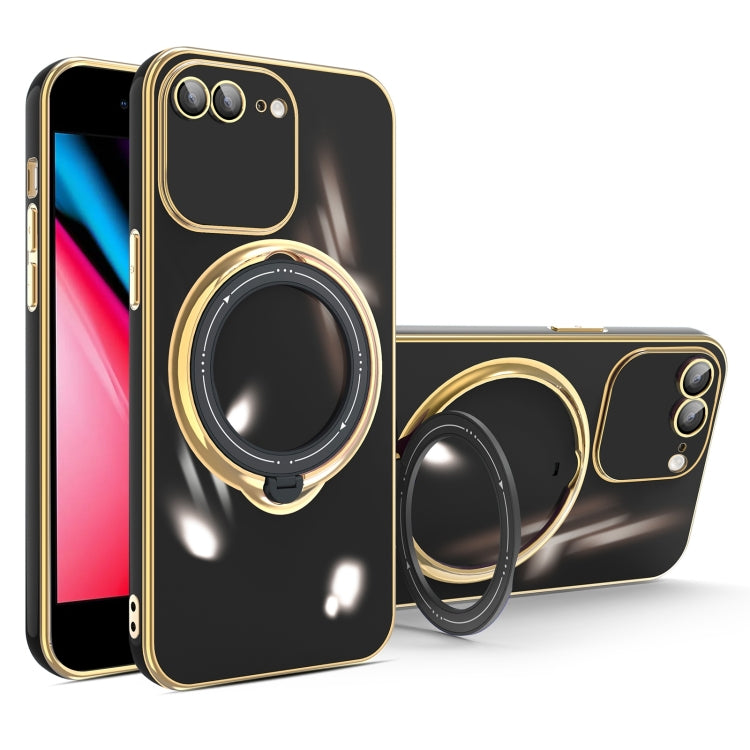 Multifunction Electroplating MagSafe Holder Phone Case, For iPhone XS Max, For iPhone 8 Plus / 7 Plus