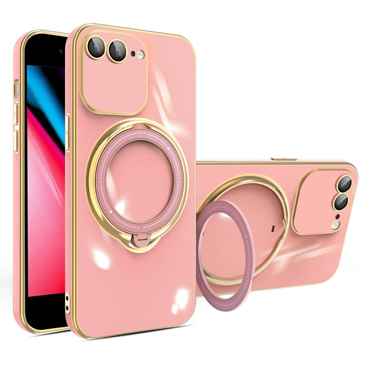 Multifunction Electroplating MagSafe Holder Phone Case, For iPhone XS Max, For iPhone 8 Plus / 7 Plus