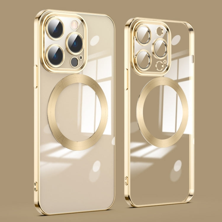 Lens Protector MagSafe Electroplated Phone Case, For iPhone 15 Pro Max, For iPhone 15 Pro, For iPhone 15 Plus