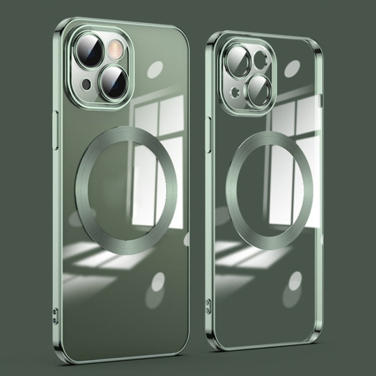 Lens Protector MagSafe Electroplated Phone Case, For iPhone 15