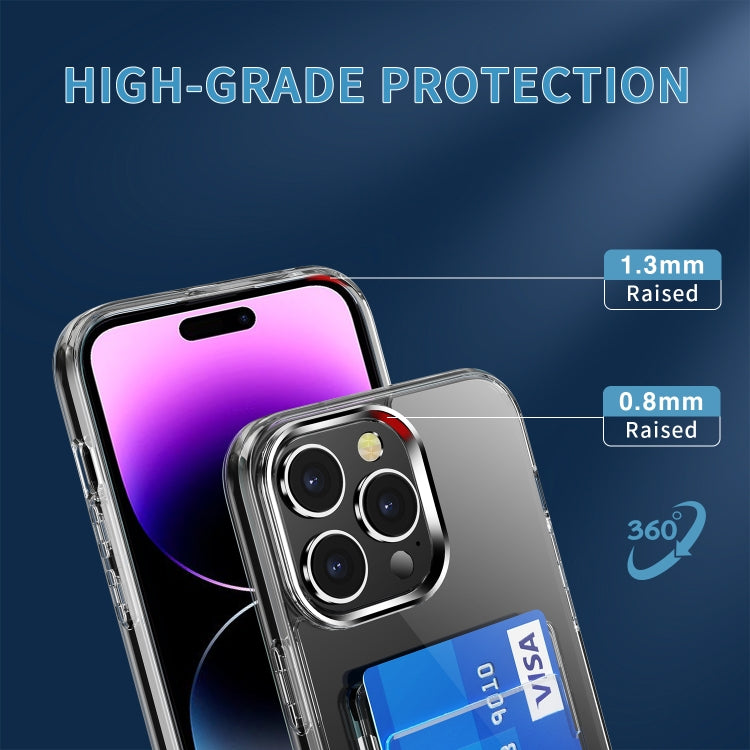 Crystal Clear Wallet Air Bag Phone Case, For iPhone 15 Pro Max, For iPhone 15 Pro, For iPhone 15 Plus, For iPhone 15, For iPhone 14 Plus, For iPhone 14, For iPhone 14 Pro, For iPhone 14 Pro Max, For iPhone 13 Pro Max, For iPhone 13 Pro, For iPhone 13...
