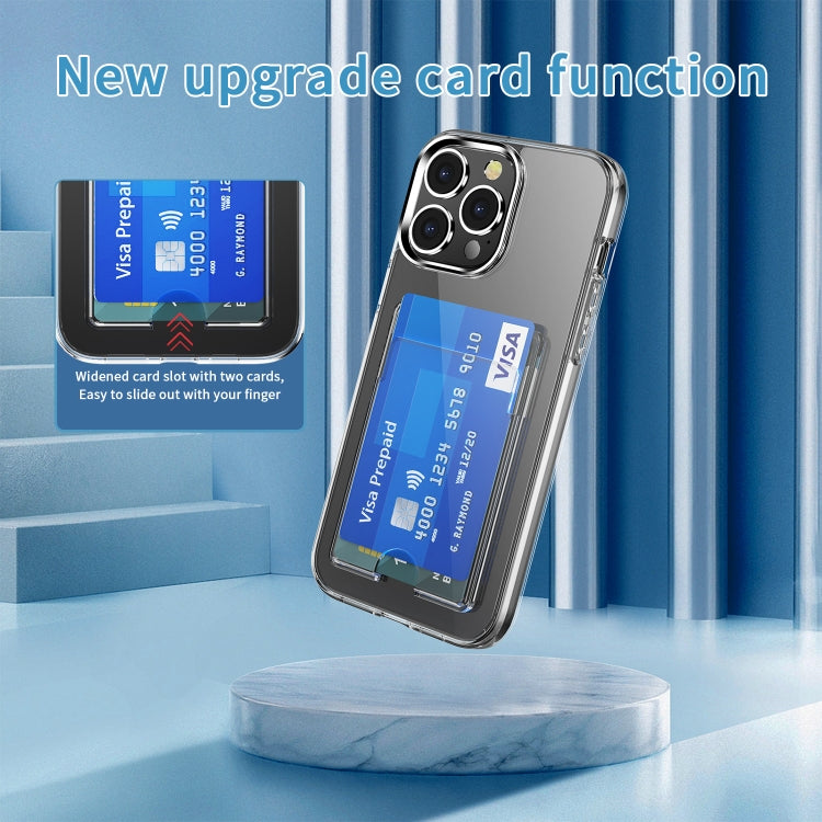 Crystal Clear Wallet Air Bag Phone Case, For iPhone 15 Pro Max, For iPhone 15 Pro, For iPhone 15 Plus, For iPhone 15, For iPhone 14 Plus, For iPhone 14, For iPhone 14 Pro, For iPhone 14 Pro Max, For iPhone 13 Pro Max, For iPhone 13 Pro, For iPhone 13...
