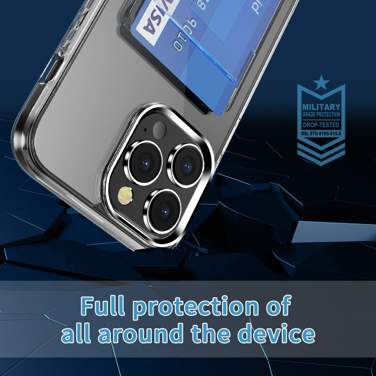 Crystal Clear Wallet Air Bag Phone Case, For iPhone 15 Pro Max, For iPhone 15 Pro, For iPhone 15 Plus, For iPhone 15, For iPhone 14 Plus, For iPhone 14, For iPhone 14 Pro, For iPhone 14 Pro Max, For iPhone 13 Pro Max, For iPhone 13 Pro, For iPhone 13...