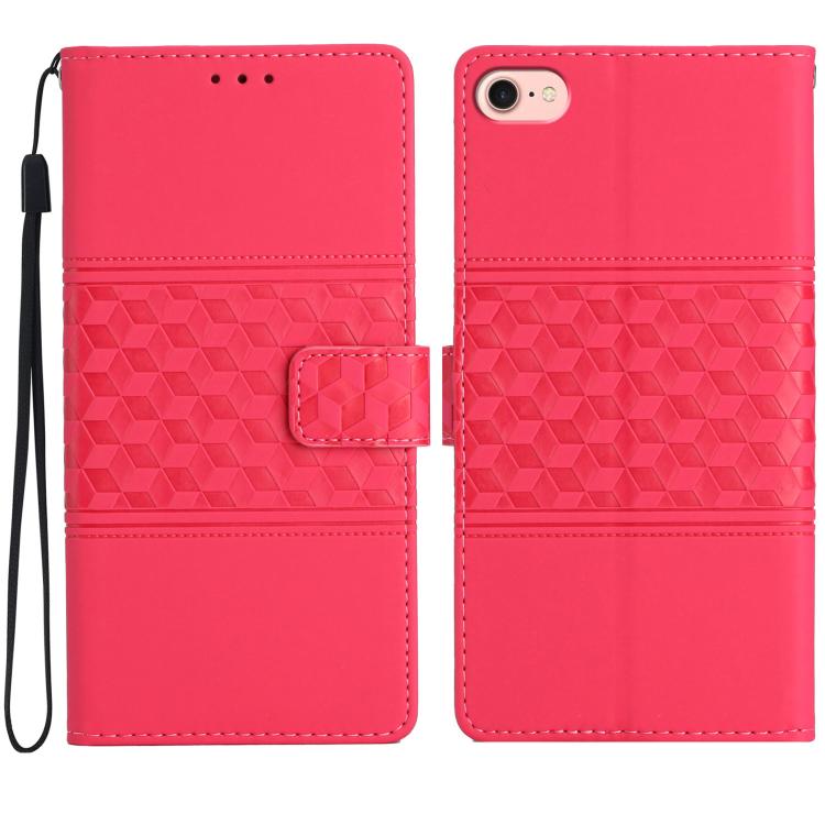 Diamond Embossed Skin Feel Leather Phone Case, For iPhone 17 Pro Max, For iPhone 17 Pro, For iPhone 17, For iPhone Air