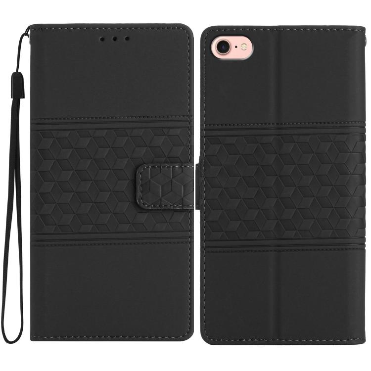 Diamond Embossed Skin Feel Leather Phone Case, For iPhone 17 Pro Max, For iPhone 17 Pro, For iPhone 17, For iPhone Air