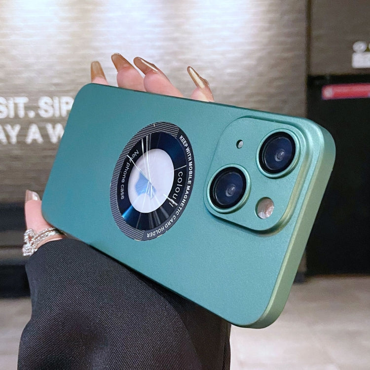 Electroplating Oil Injection Magsafe Magnetic PC Phone Case, For iPhone 14 Plus, For iPhone 14, For iPhone 14 Pro