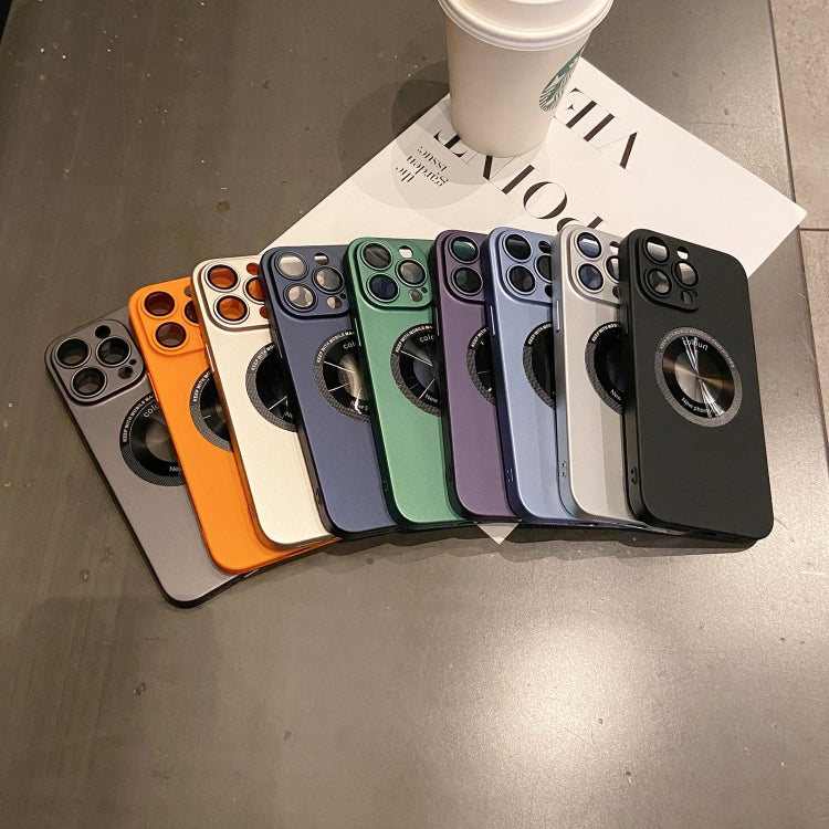 Electroplating Oil Injection Magsafe Magnetic PC Phone Case, For iPhone 14 Pro Max, For iPhone 13 Pro Max, For iPhone 13 Pro