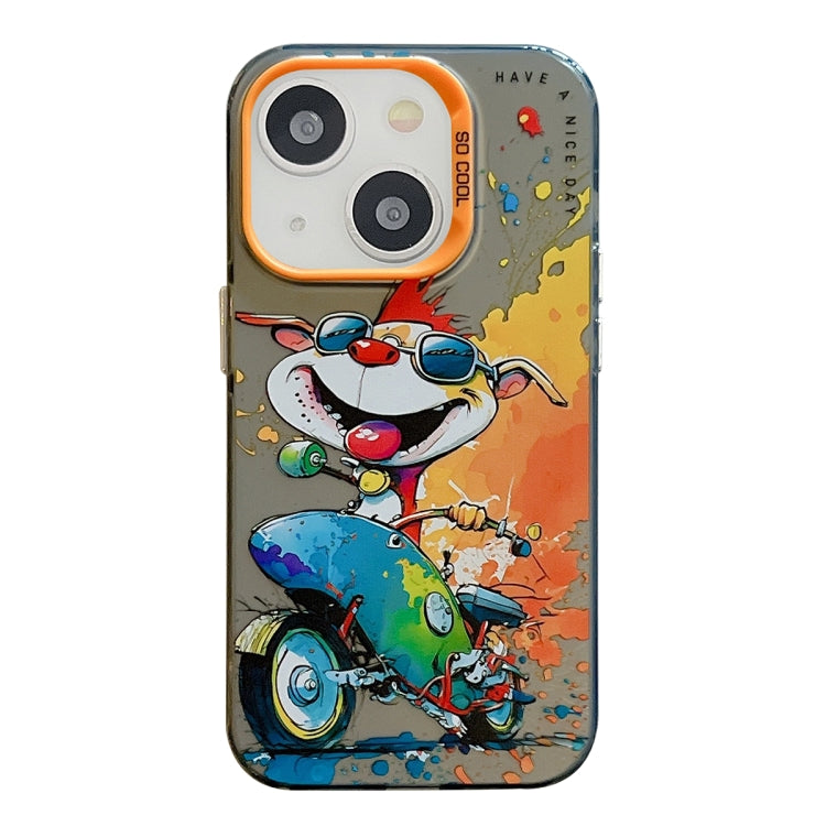 Animal Pattern Oil Painting Series PC + TPU Phone Case, For iPhone 12 Pro Max