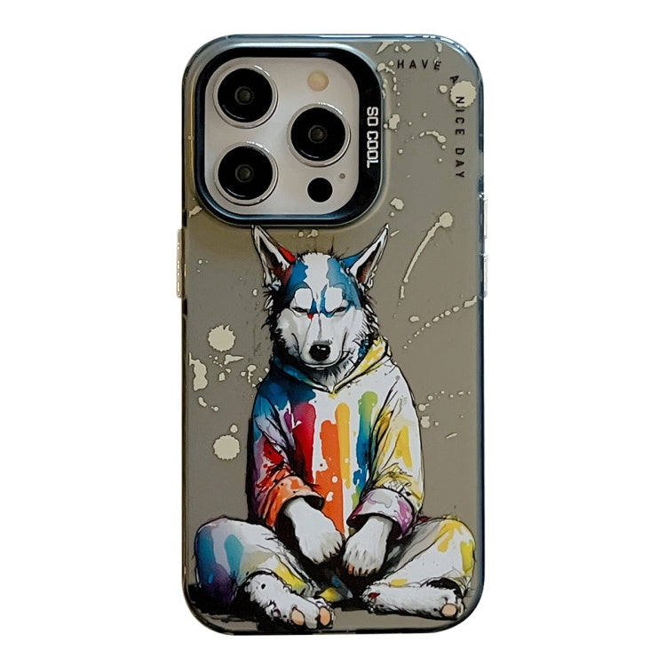 Animal Pattern Oil Painting Series PC + TPU Phone Case, For iPhone 12