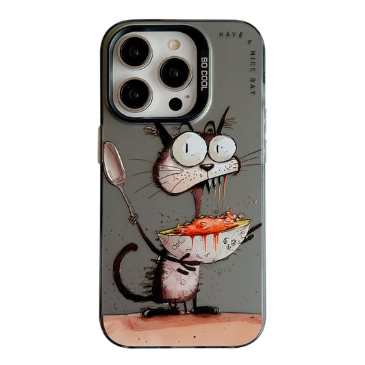 Animal Pattern Oil Painting Series PC + TPU Phone Case, For iPhone 13