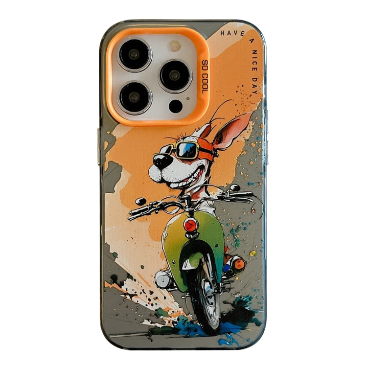 Animal Pattern Oil Painting Series PC + TPU Phone Case, For iPhone 13