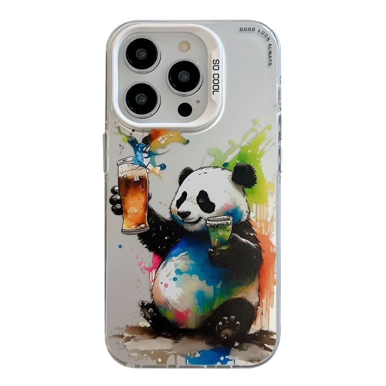 Animal Pattern Oil Painting Series PC + TPU Phone Case, For iPhone 14