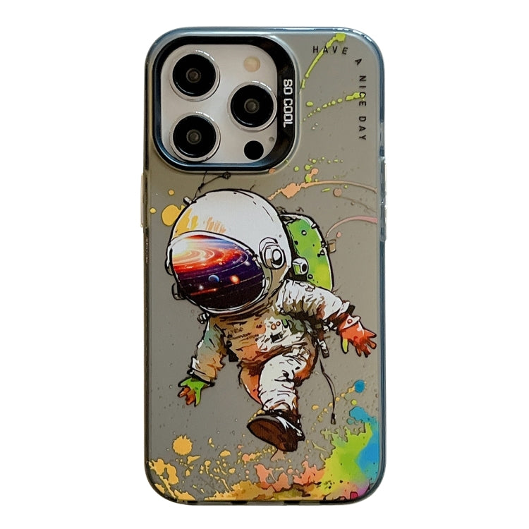 Animal Pattern Oil Painting Series PC + TPU Phone Case, For iPhone 15 Plus