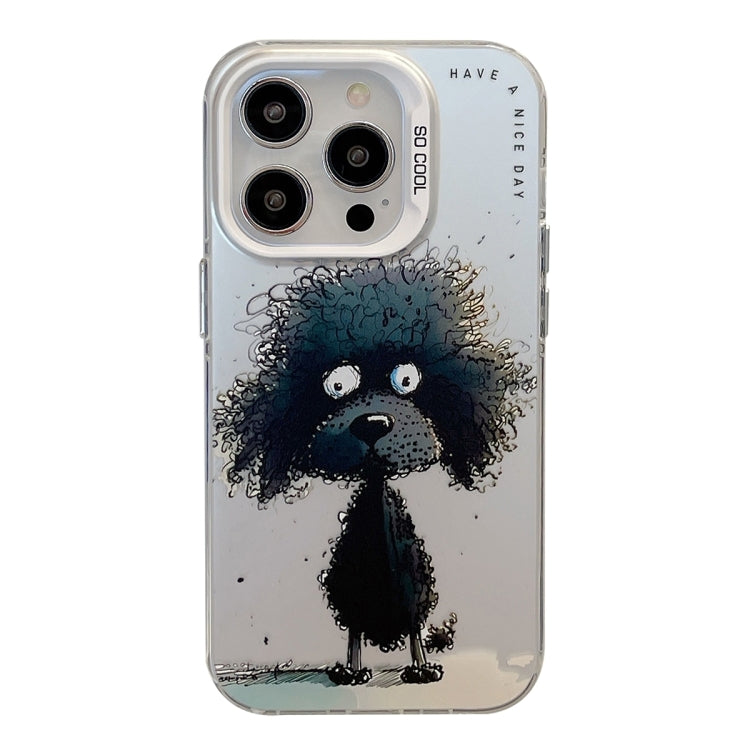 Animal Pattern Oil Painting Series PC + TPU Phone Case, For iPhone 15 Plus