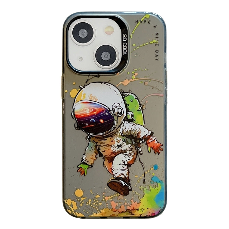 Animal Pattern Oil Painting Series PC + TPU Phone Case, For iPhone 14 Plus