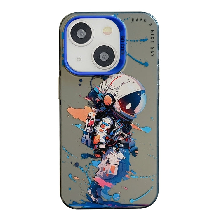 Animal Pattern Oil Painting Series PC + TPU Phone Case, For iPhone 14 Plus