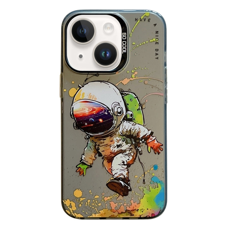 Animal Pattern Oil Painting Series PC + TPU Phone Case, For iPhone 13 Pro