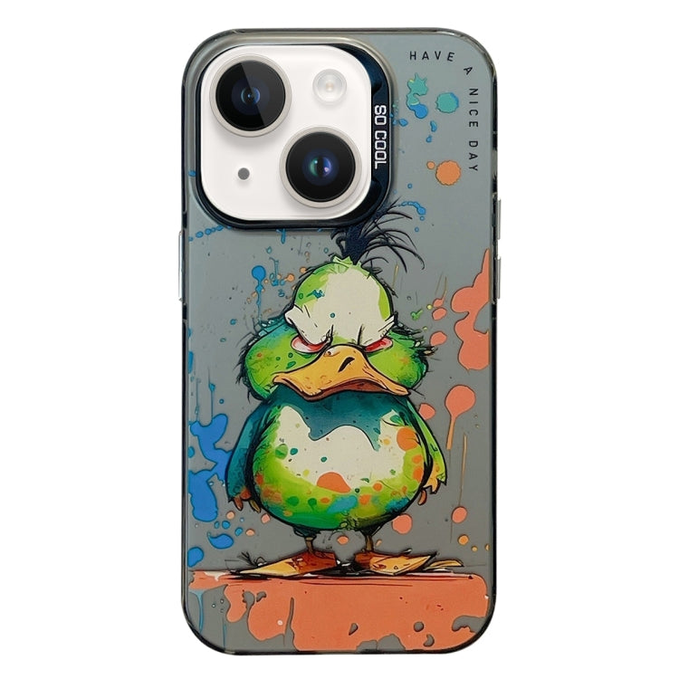 Animal Pattern Oil Painting Series PC + TPU Phone Case, For iPhone 13 Pro