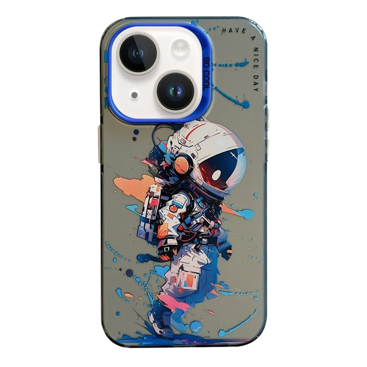 Animal Pattern Oil Painting Series PC + TPU Phone Case, For iPhone 13 Pro
