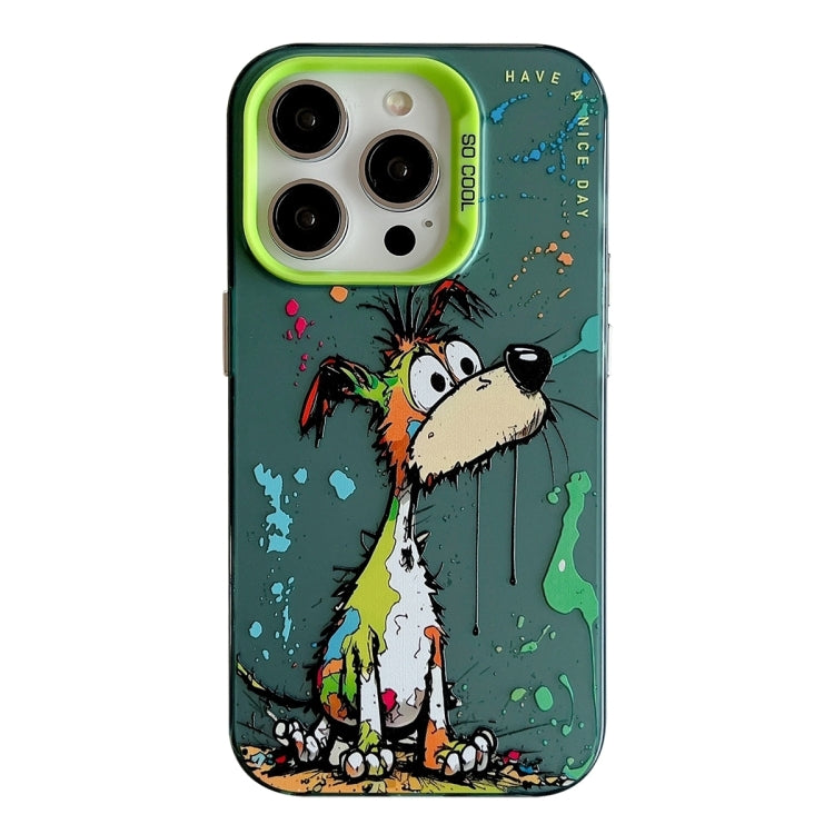 Animal Pattern Oil Painting Series PC + TPU Phone Case, For iPhone 16 Plus