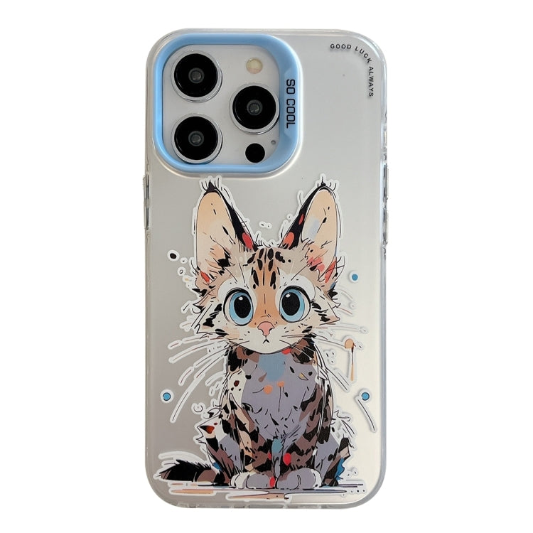 Animal Pattern Oil Painting Series PC + TPU Phone Case, For iPhone 16 Plus