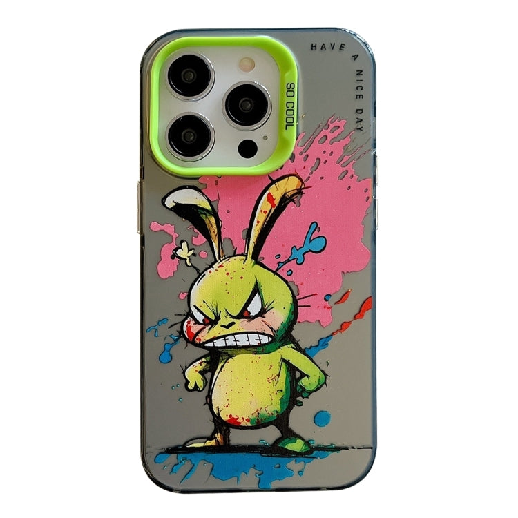 Animal Pattern Oil Painting Series PC + TPU Phone Case, For iPhone 16 Plus