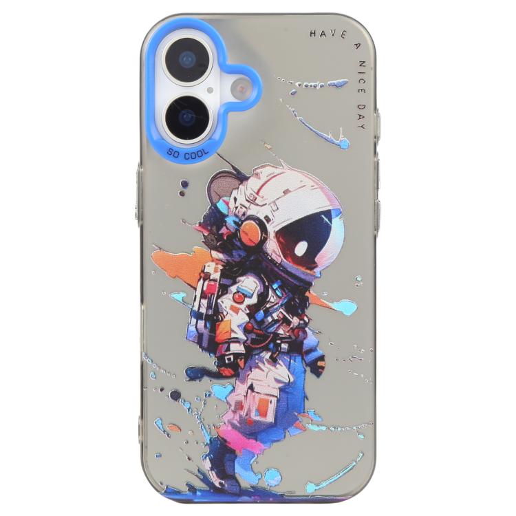 Animal Pattern Oil Painting Series PC + TPU Phone Case, For iPhone 15 Pro Max