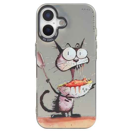 Animal Pattern Oil Painting Series PC + TPU Phone Case, For iPhone 17