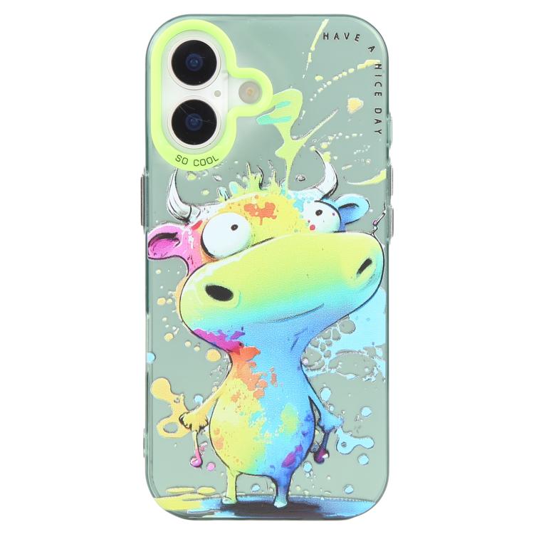 Animal Pattern Oil Painting Series PC + TPU Phone Case, For iPhone Air