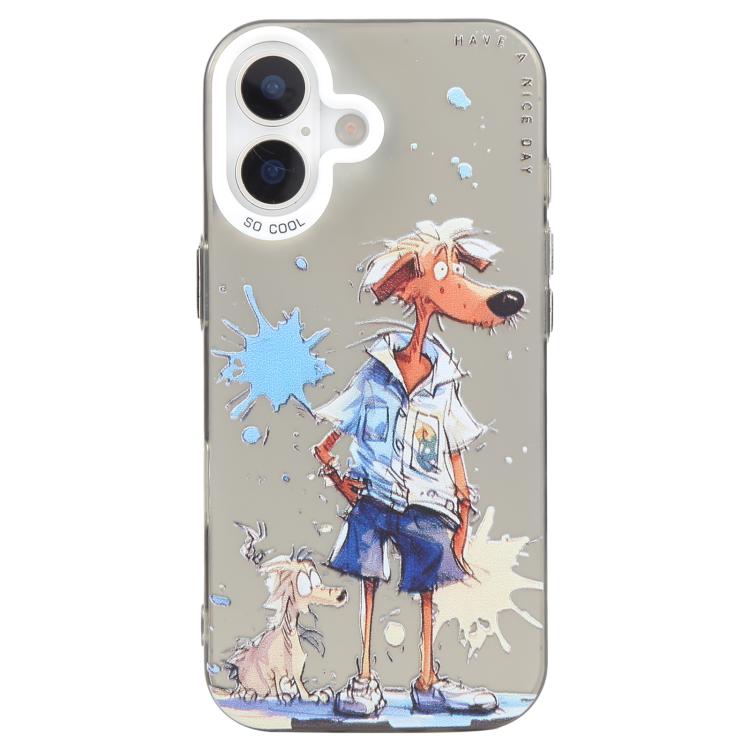 Animal Pattern Oil Painting Series PC + TPU Phone Case, For iPhone Air