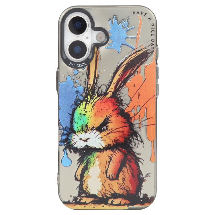 Animal Pattern Oil Painting Series PC + TPU Phone Case, For iPhone Air