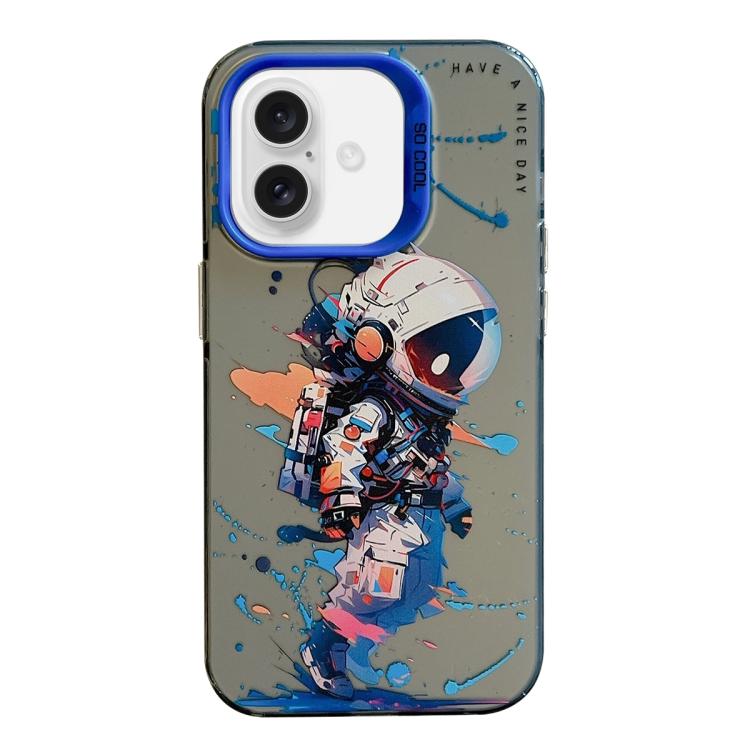 Animal Pattern Oil Painting Series PC + TPU Phone Case, For iPhone 16 Pro Max