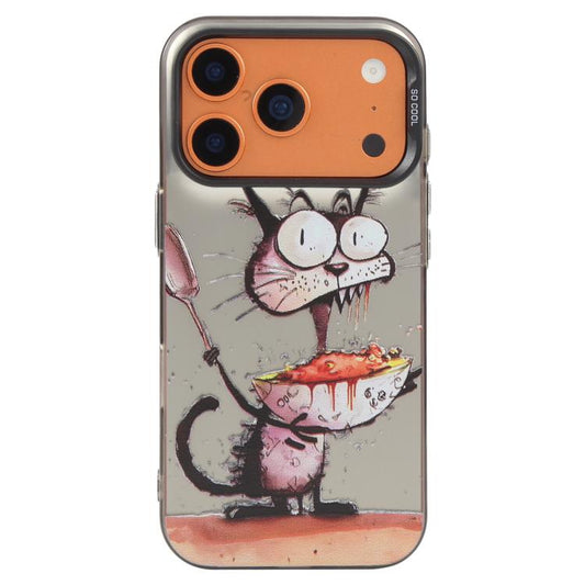 Animal Pattern Oil Painting Series PC + TPU Phone Case, For iPhone 18 Pro Max/17 Pro Max