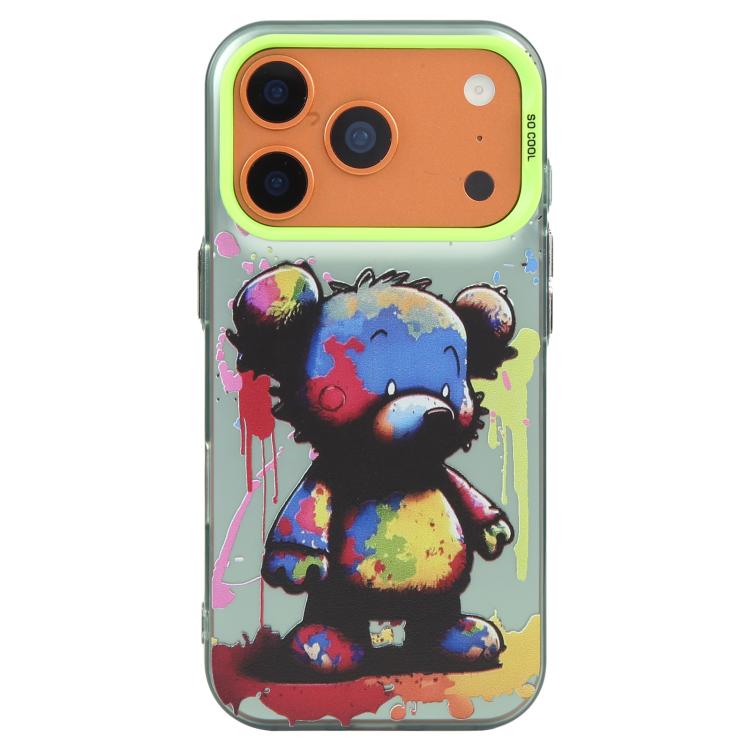 Animal Pattern Oil Painting Series PC + TPU Phone Case, For iPhone 16 Pro