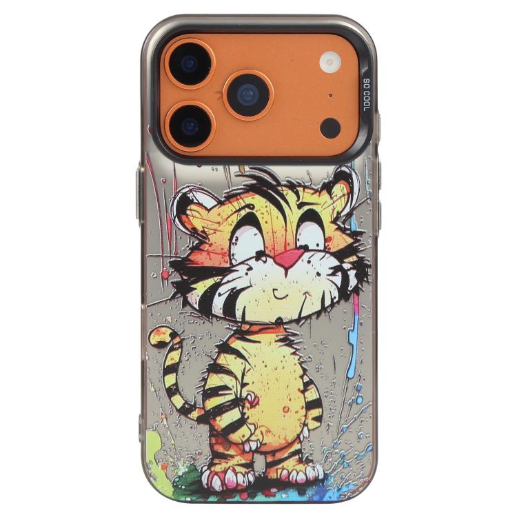 Animal Pattern Oil Painting Series PC + TPU Phone Case, For iPhone 16 Pro