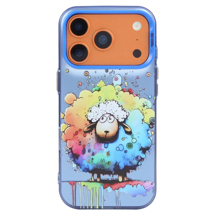 Animal Pattern Oil Painting Series PC + TPU Phone Case, For iPhone 16 Pro