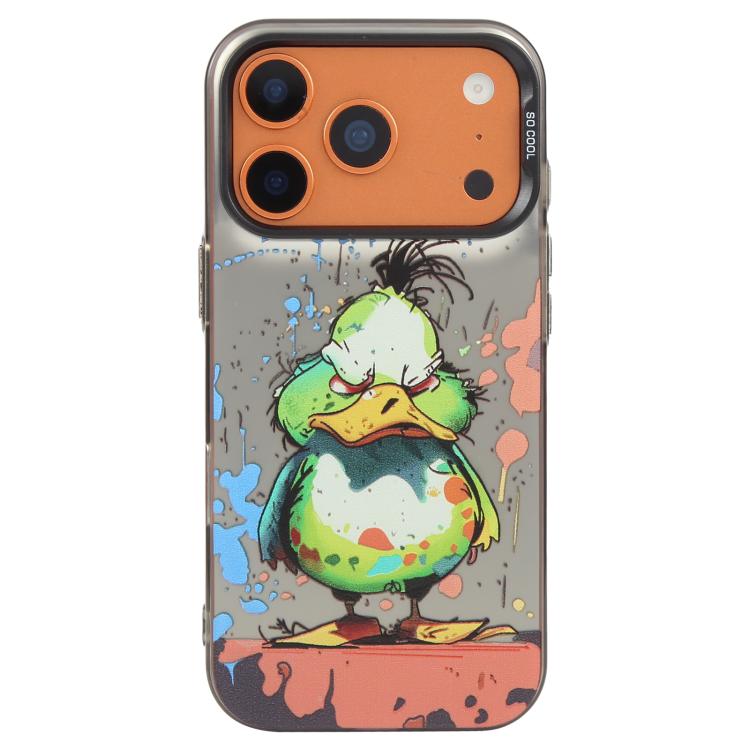 Animal Pattern Oil Painting Series PC + TPU Phone Case, For iPhone 16 Pro